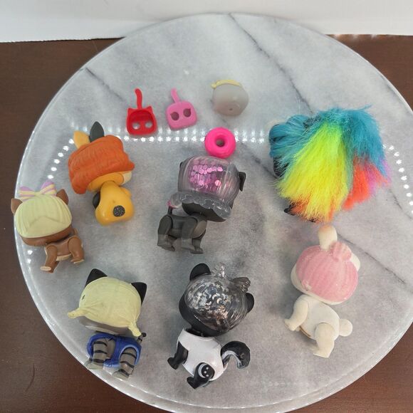 LOL Surprise Pets Lot of 7 Dolls Figures Accessories MGA Big Eye Animal Collecti - Picture 7 of 13